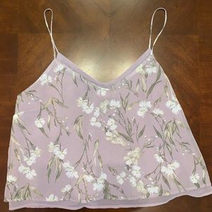 Cute Purple Flowery Top